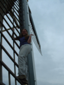 My 2nd day here and they strapped me to a windmill